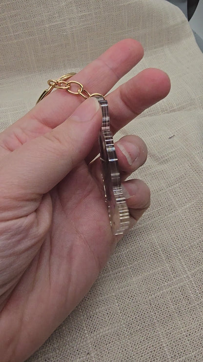 Hiking Adventure Mothman Keychain Charm