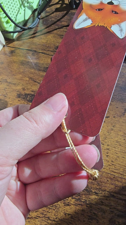 Cozy Fox Bookmark 2x6